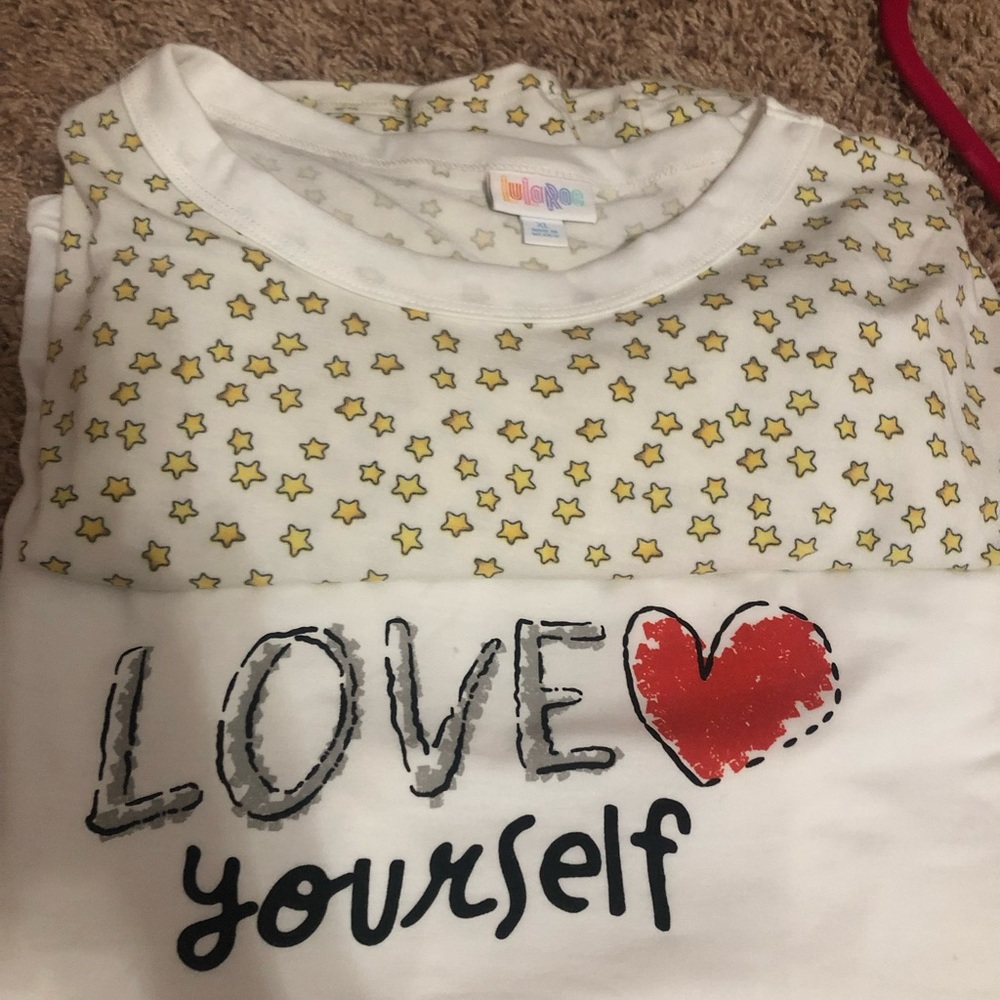 Set of 2  NWOT Liv shirts — Cute! 💛❤️💛